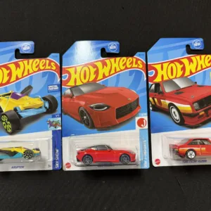 Hot Wheels Carded Vehicles Lot – Airuption, Nissan Z, Ford Escort RS2000
