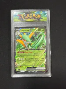 Pokemon Serperior ex Card in Protective Display Case