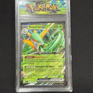 Pokemon Serperior ex Card in Protective Display Case