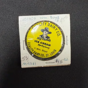 Quality Dairy Co. St. Louis Ice Cream Pinback Button