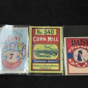 Vintage Advertising Labels Lot – Giant Brand, No. 540 Corn Mill, Daisy