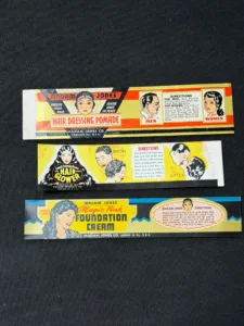 Vintage Advertising Beauty Labels Lot – Madam Jones and Sweet Georgia Brown