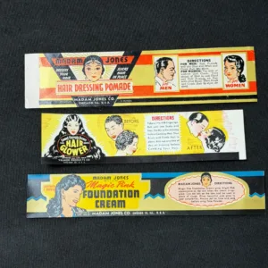 Vintage Advertising Beauty Labels Lot – Madam Jones and Sweet Georgia Brown