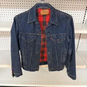 Levi’s Denim Jacket with Red Plaid Lining