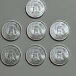Lot of 7 – A-Mark .999 Fine Silver Liberty Bell Rounds