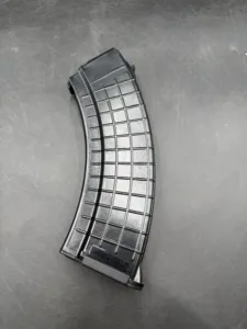 Curved Black Polymer Rifle Magazine