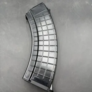 Curved Black Polymer Rifle Magazine
