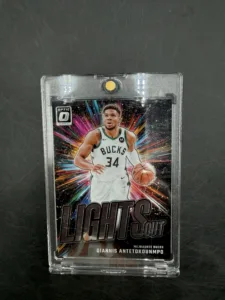 Giannis Antetokounmpo Donruss Optic Lights Out Basketball Card