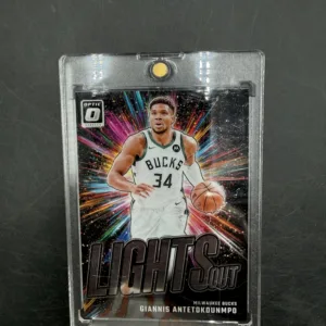Giannis Antetokounmpo Donruss Optic Lights Out Basketball Card