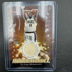 Glenn Robinson Rookie Recall Game-Worn Shorts Basketball Card