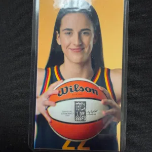 Caitlin Clark Basketball 1 Gram .999 Fine Silver Bar Card