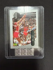 Michael Jordan Upper Deck 84-87 Card with Six 1 Gram .999 Fine Silver Bars