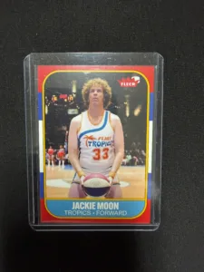 Jackie Moon Flint Tropics Fleer Style Basketball Card