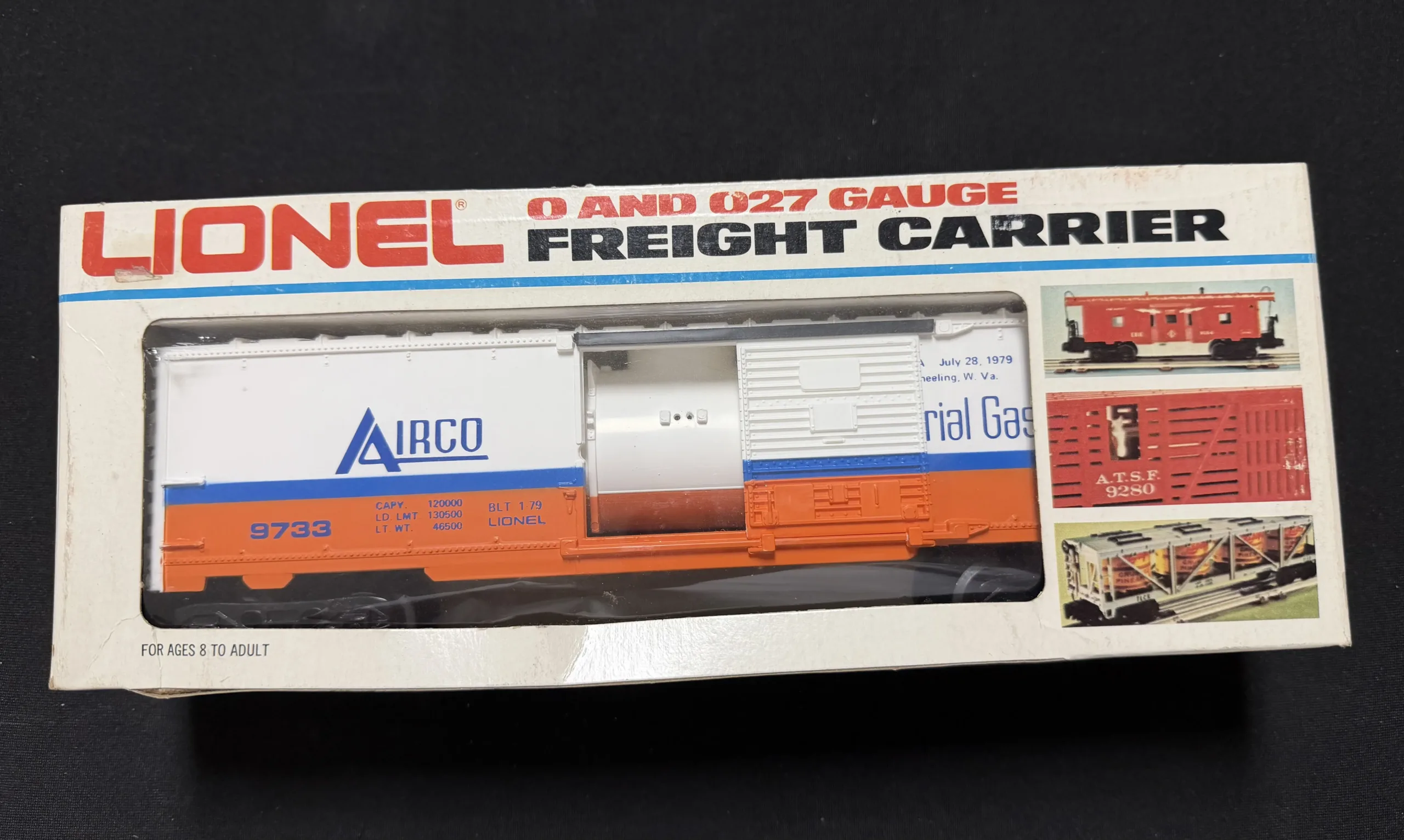 Lionel O and O27 Gauge AIRCO Freight Carrier Boxcar #9733
