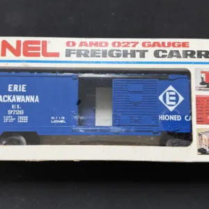 Lionel O and O27 Gauge Erie Lackawanna Freight Carrier Boxcar #9726